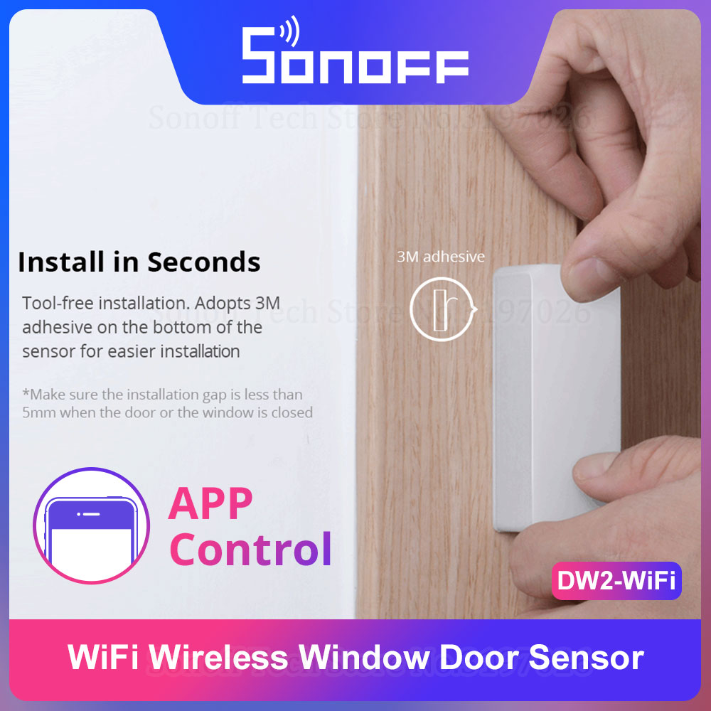 Sonoff-Sensor de seguridad ina - Sonoff reseña y precio