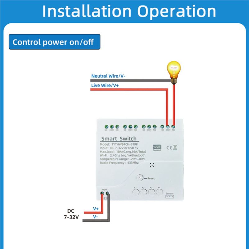 Interruptor inteligente ABQU T - Tuya 4 Channel reseña y precio