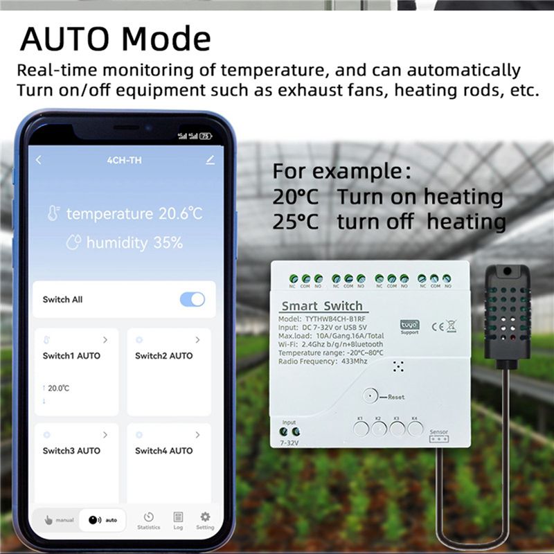 Interruptor inteligente ABQU T - Tuya 4 Channel reseña y precio