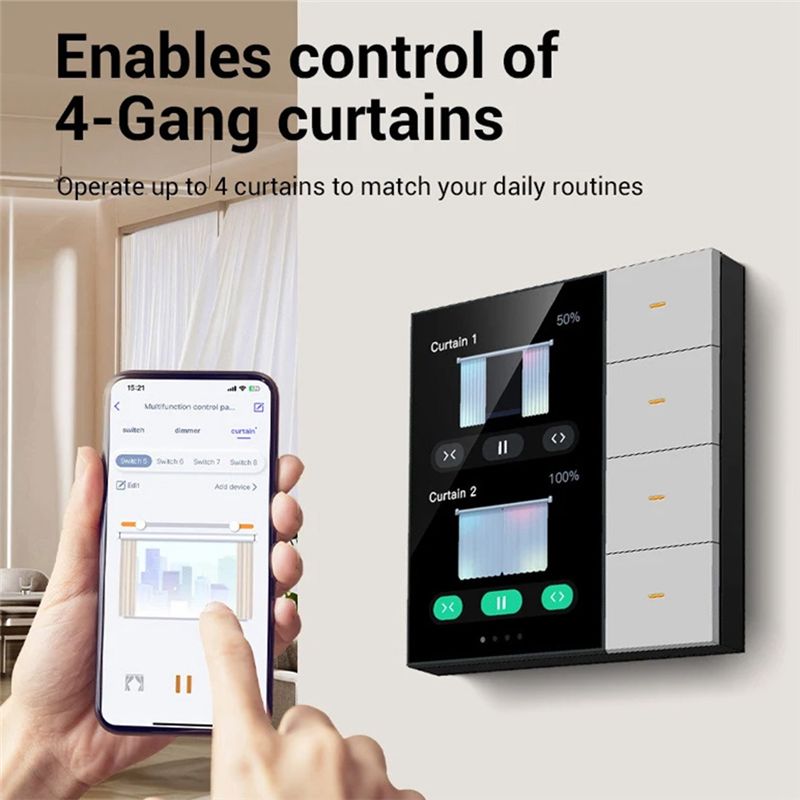AED6-Tuya Zigbee Interruptor d - Tuya 4 Channel reseña y precio