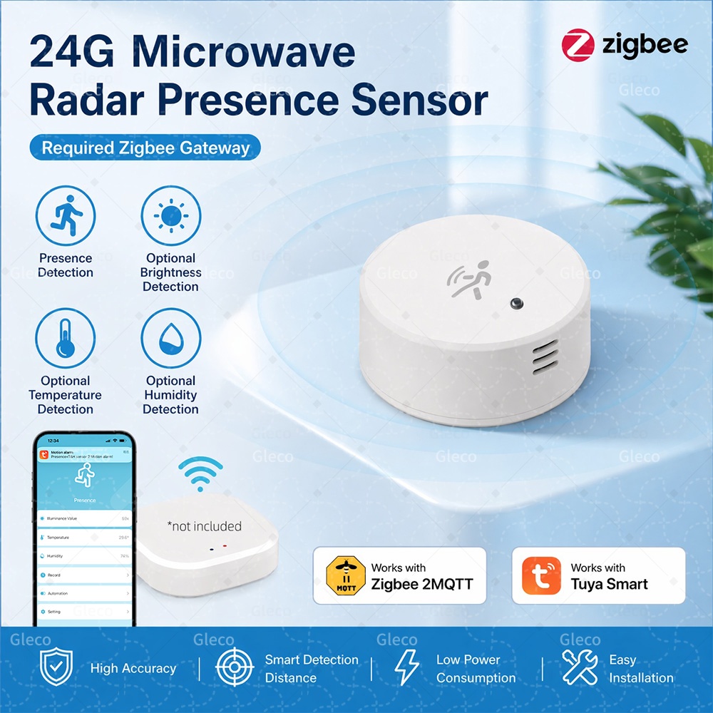 Sensor de Presencia Humana Zig - Tasmota reseña y precio